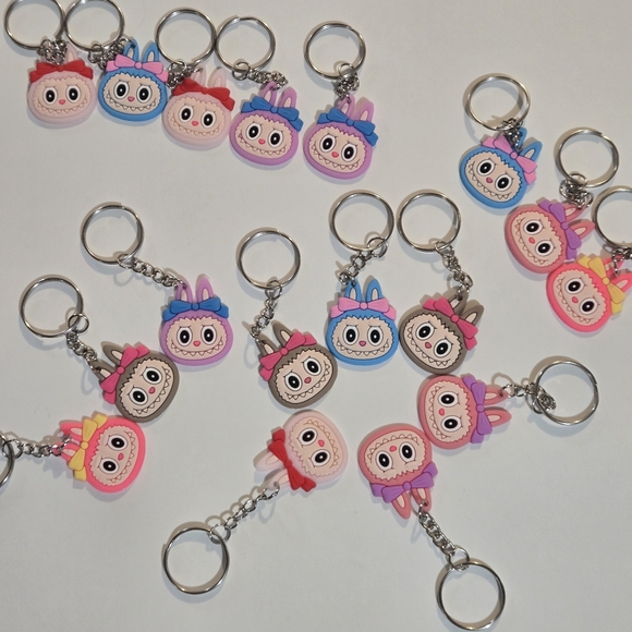 15 Colorful Labubu Character Keychains/Charms - Picture 1 of 7